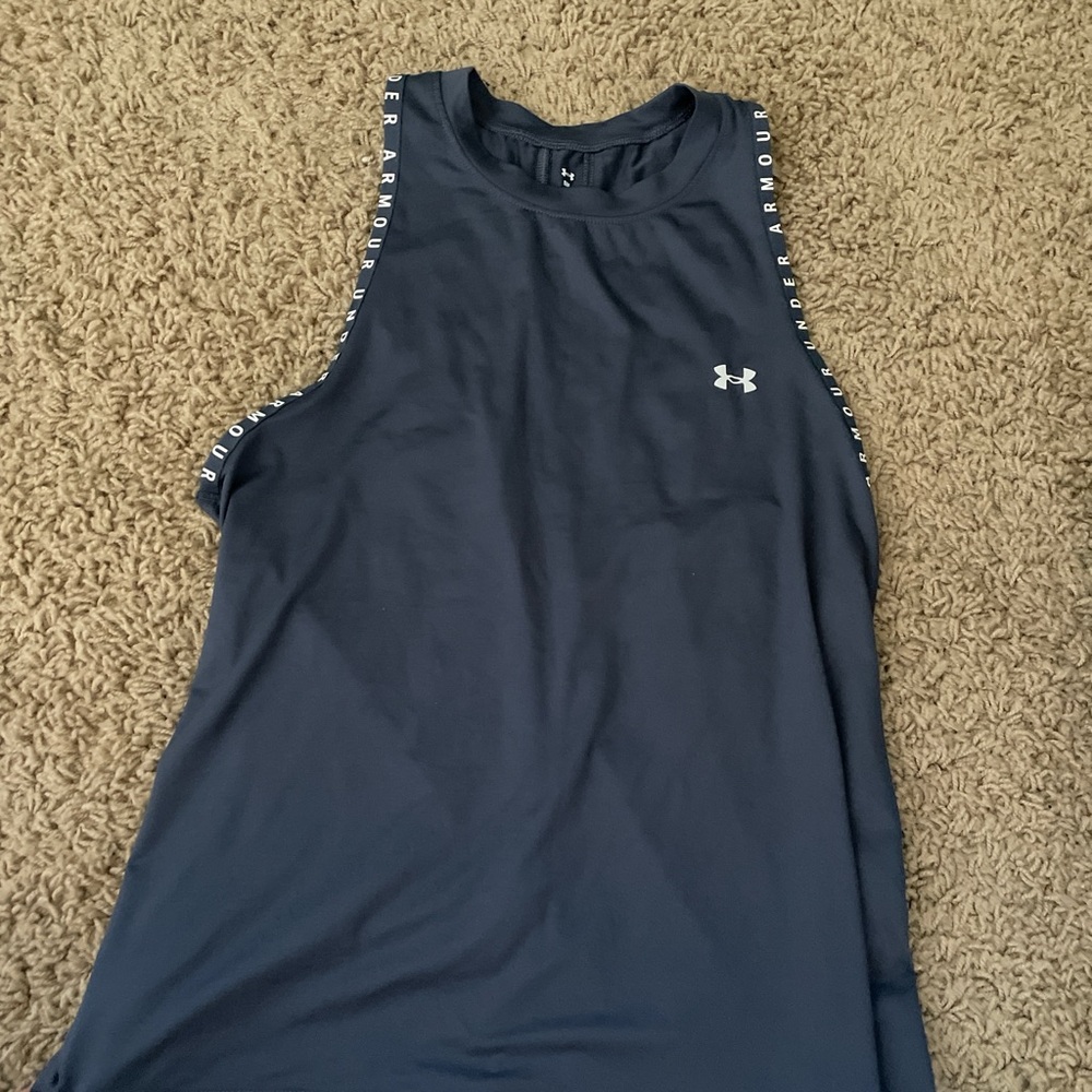 Under Armour Women's Dark Blue Muscle Tee
